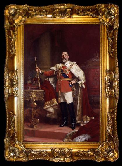 framed  Luke Fildes Edward VII (mk25), ta009-2
